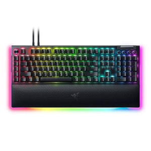 Mechaniczna klawiatura do gier Razer BlackWidow V4 Pro Klawiatura do gier 5052 Obudowa grna ze stopu aluminium; 5 dedykowanych makr; 3 dedykowane przyciski boczne makro; 2-stronne podwietlenie podwozia gwnego z 3-stronnym podwietleniem na podp - 2878091302