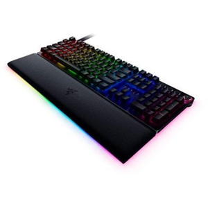 Razer | Opcyjna klawiatura do gier Huntsman V2 | Klawiatura do gier | wiato LED RGB | Stany Zjednoczone | Przewodowe | Czarny | Klawiatura numeryczna | Klikajcy fioletowy przecznik - 2878091787