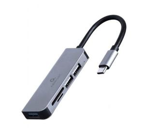 3-PORTOWY HUB USB TYPU C (USB 3.1 + USB 2.0) Z CZYTNIKIEM KART - 2878447742