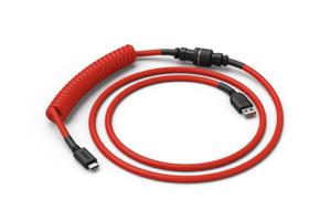 Glorious spiralny Crimson Red, USB-C do USB-A, 1.37m - czerwony/czarny - 2878766182
