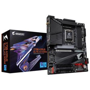 Gigabajt | Z790 A ELITE AX DDR4 1,0 M/B | Rodzina procesorw Intel | Gniazdo procesora LGA1700 | Moduy DIMM DDR4 | Gniazda pamici 4 | Obsugiwane interfejsy dyskw twardych SATA, M.2 | Liczba zczy SATA: 4 | Chipset Intel Z790 Express | Format A - 2878652259