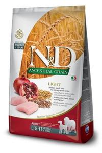 N&D Ancestral Grain Chicken & Pomegranate Light Medium & Maxi - sucha karma dla psa - 12kg - 2878766708