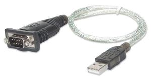 Konwerter Adapter USB na RS232/COM/DB9 M/M na Kablu 45cm - 2878770424