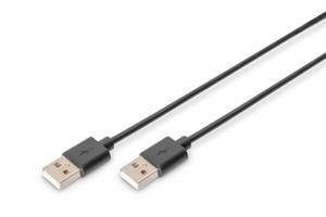 Kabel USB A/USB A M/M czarny 1,8m USB 2.0 HighSpeed - 2878770697