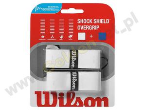 Owijki wierzchnie Wilson Shock Shield Overgrip x2 White - 2823103087