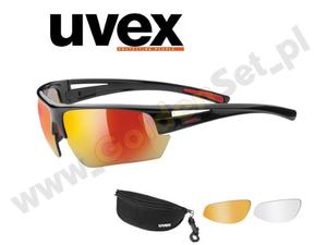 Okulary Uvex Gravic 2116 + dodatkowe soczewki - 2823103148