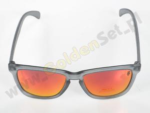 Okulary Majesty M+ Shades Matt Transparent Grey / Red Lens - 2823104400