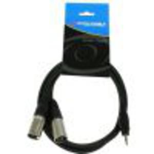 Accu Cable AC J3S-2XM/3 przewd 2x XLRm - 1x mini TRS 3m - 2840692467