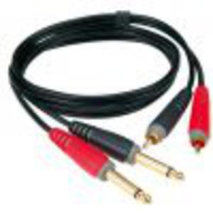 Klotz AT CJ0200 kabel 2xRCA / 2xTS 2m - 2862459832