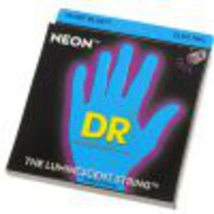 DR NBE 10 NEON BLUE struny do gitary elektrycznej neonowe, niebieskie 10-46 - 2873943369