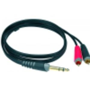 Klotz AY3 0100 kabel TRS / 2xRCA 1m - 2862460866