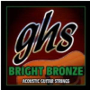 GHS Bright Bronze struny do gitary akustycznej 12-str. 80/20 Bronze, Extra Light, .009-.042 - 2873099957