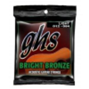 GHS Bright Bronze struny do gitary akustycznej, 80/20 Bronze, Light, .012-.054 - 2873099982