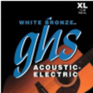 GHS White Bronze struny do gitary elektroakustycznej, Alloy 52, Extra Light, .011-.048 - 2873100054