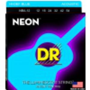 DR NEON Hi-Def Blue - struny do gitary akustycznej, Coated, Medium, .012-.054 - 2867738143