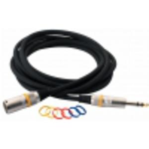 RockCable przewd mikrofonowy - XLR (male) / TRS Plug (6.3 mm / 1/4), color coded - 10 m / 32.8 ft. - 2873103241