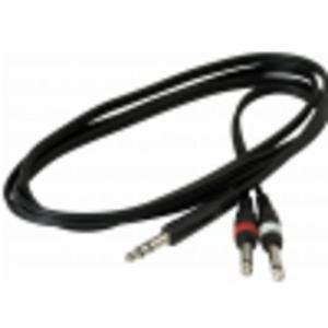 RockCable Patch Cable - TRS (6.3 mm / 1/4) to 2 x TS (6.3 mm / 1/4) - 1.8 m / 5.9 ft. - 2873103224