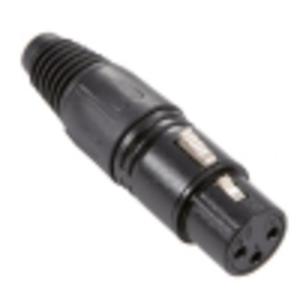 Adam Hall Connectors 7849 - Wtyczka XLR, eska, czarna - 2862467831