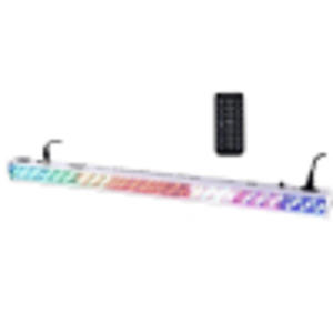 LIGHT4ME BASIC LIGHT BAR LED 8 RGB MKII WH - listwa LED, LEDBAR belka owietleniowa biaa + pilot IR - 2874231170