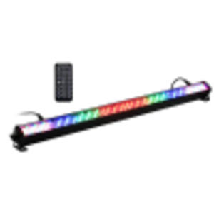 LIGHT4ME BASIC LIGHT BAR LED 8 RGB MKII BK - listwa LED, LEDBAR belka owietleniowa czarna + pilot IR - 2877529316