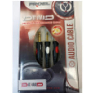 Proel Die Hard DH620 kabel audio 1x Jack TRS / 2x JAck TS 0,3m - 2877421202