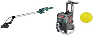 Szlifierka na wysigniku Metabo LSV 5-225 + odkurzacz ASR 35L ACP + 25 arkuszy szlifierskich - 2843802385