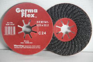 Germa flex dysk szlifierski karbowany do szlifowania glazury 125 gr 16 - 2832721919