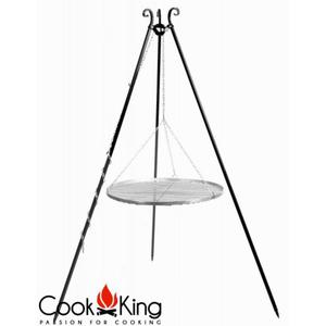 COOK KING GRILL OGRODOWY STAL NIERDZEWNA 50 CM - 2846888156