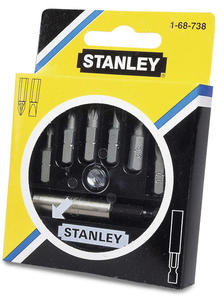 B. STANLEY zestaw bitw 1/4" PZ, P 6PC 1-68-738 - 2844189787