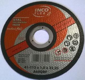 INCO FLEX ciernica, tarcza do cicia stali nierdzewnej 115x1.0 - 2832722362