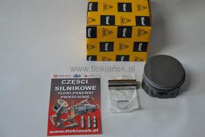 TOK KOMPLETNY VOLKSWAGEN 1.8 20V r.81mm NOMINALNY KPL 1 CYL Wymiary tloka w opisie. BORA GOLF IV PASSAT ADR AGN - 2833314725