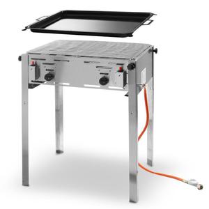 Emaga Grill gazowy z patelni Grill Master Maxi 590x480mm 11.6kW - Hendi 154717 - 2876264157