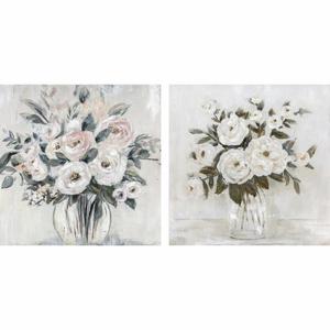 Emaga Obraz DKD Home Decor 80 x 2,4 x 80 cm Wazon Shabby Chic (2 Sztuk) - 2876369528