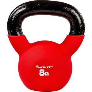 Emaga Hantle Kettlebell neoprenowe czerwone - 8 kg - 2876484711