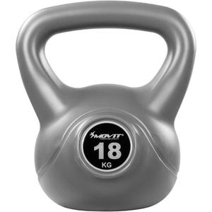 Emaga MOVIT Hantle Kettlebell - 18 kg, szary / czarny - 2876484812