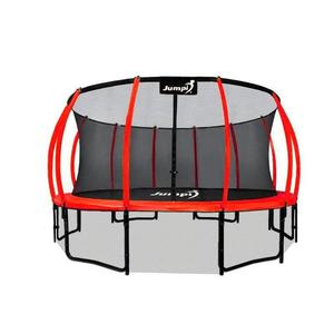 Emaga Trampolina Ogrodowa Jumpi 487cm/16FT Maxy Comfort Plus Czerwona Z Wewntrzn Siatk - 2861706151