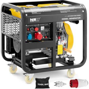 Emaga Agregat generator prdotwrczy diesel mobilny 240/400 V 8500 W 10 kVA 30 l - 2876973469