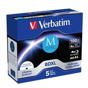 Emaga Blu-Ray BD-R do wydruku Verbatim M-DISC 5 Sztuk 4x - 2877426560