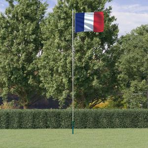 Emaga Flaga Francji z masztem, 6,23 m, aluminium - 2877533754