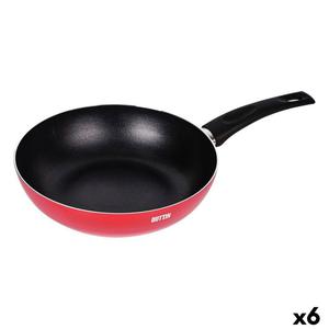 Emaga Patelnia Wok Quttin Infinity Czerwony 28,3 x 47 x 10 cm - 2877538012