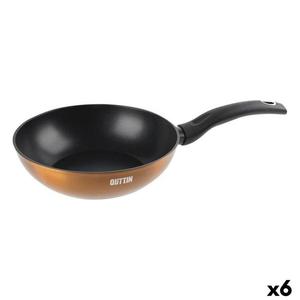 Emaga Patelnia Wok Quttin Foodie Mied 24,5 x 7 x 44 cm (6 Sztuk) - 2877538016