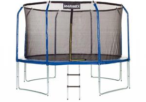 Emaga Marimex Trampolina z siatk zabezpieczajc i drabink, 396 - 2877792687