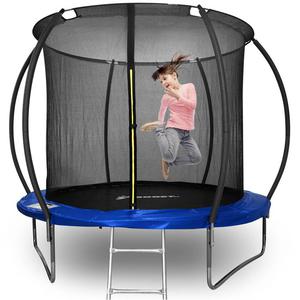 Emaga Trampolina z siatk i drabink HENZEN 305 cm niebieska FT10 - 2877886158