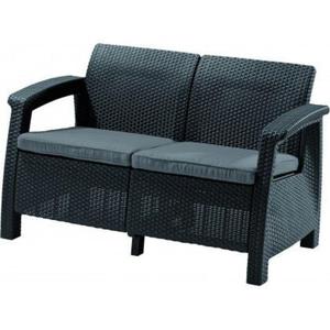 Emaga Sofa CORFU LOVE SEAT - antracyt - 2877886178