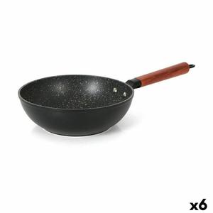 Emaga Patelnia Wok Quttin Doha Kute aluminium 47 x 24 x 8 cm (6 Sztuk) - 2877887429