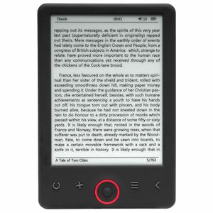 Emaga E-Book Denver Electronics EBO-626 Czarny 4 GB - 2877985063