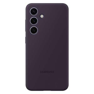 Emaga Oryginalne etui silikonowe pokrowiec do Samsung Galaxy S24+ Silicone Case ciemnofioletowe - 2878332719