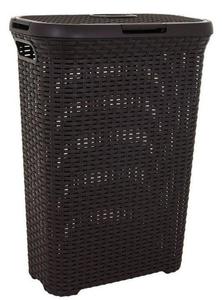 Emaga Kosz na pranie STYLE RATTAN 40 l brzowa CURVER - 2878333044