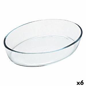 Emaga Naczynie do Piekarnika Pyrex Classic Owalna 35 x 24 x 7 cm Przezroczysty Szko (6 Sztuk) - 2878336745