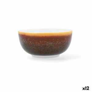 Emaga Miska Ariane Coupe Decor Ceramika Brzowy (12 cm) (12 Sztuk) - 2878336823